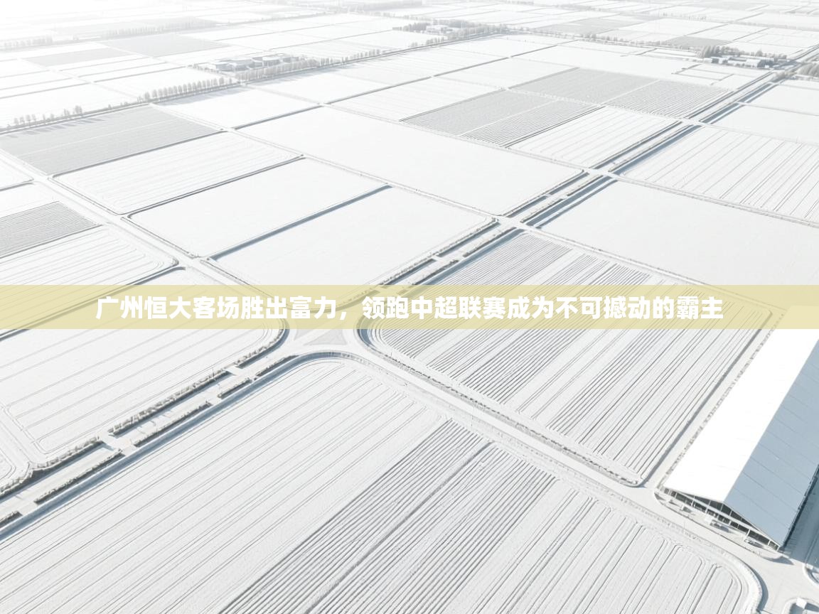 广州恒大客场胜出富力,领跑中超联赛成为不可撼动的霸主 第1张